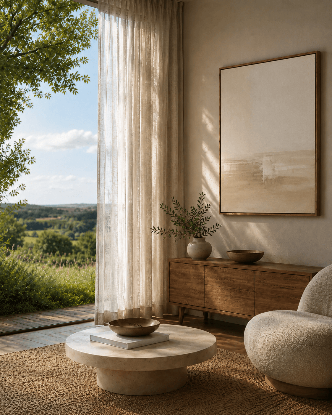 How to Create a Calm Scandinavian Summer Home