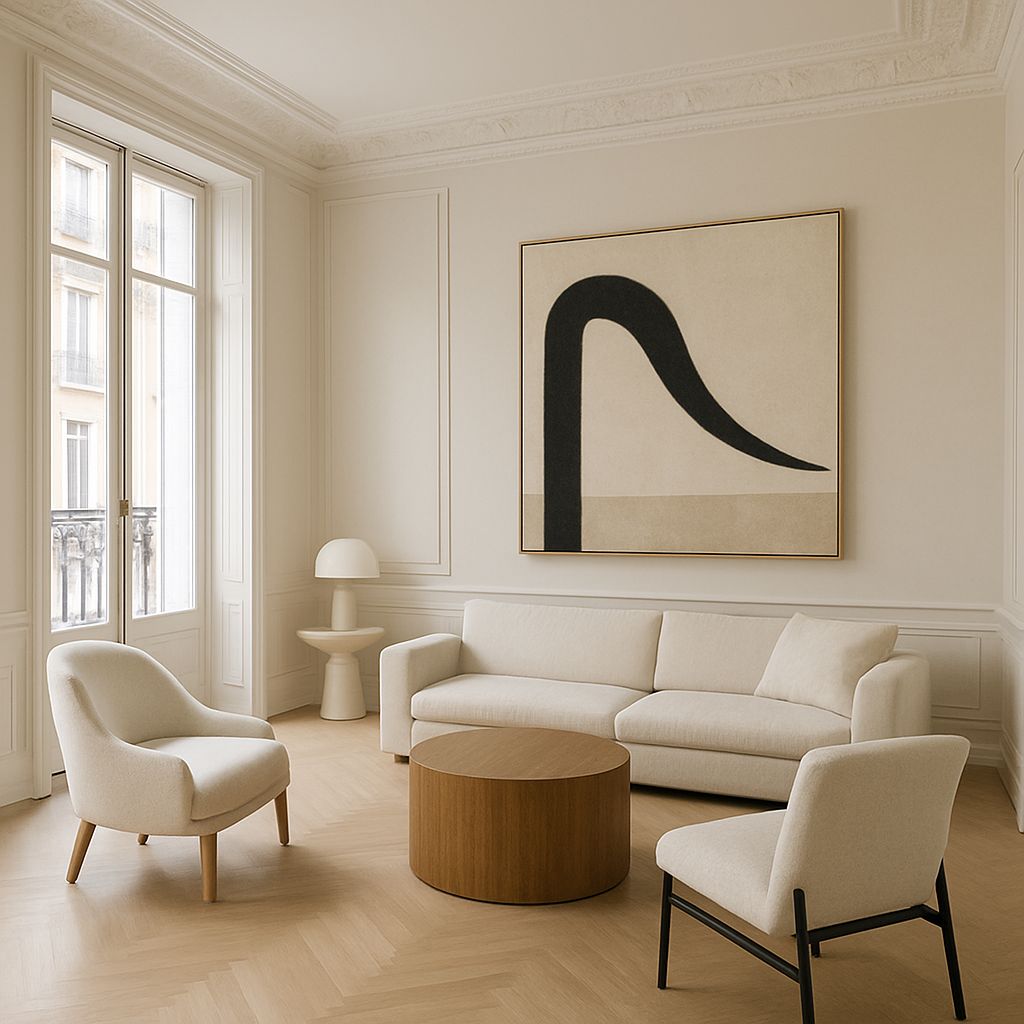 The Role of a Large Painting in Interior Design