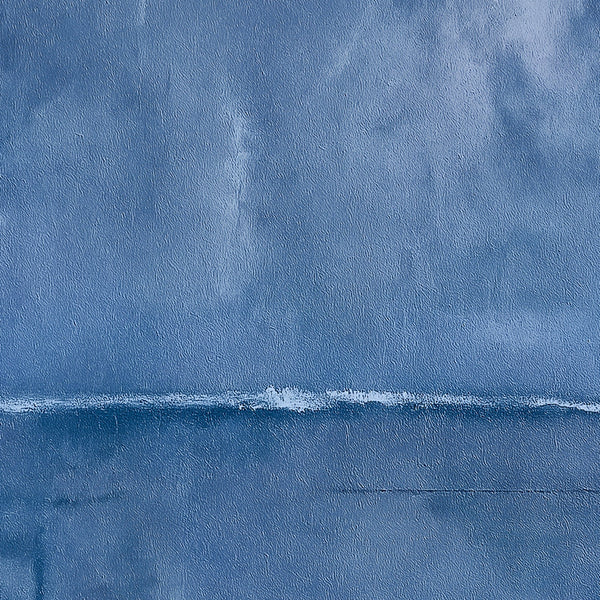 Harmonic Minimalism No. 27 Blue — close-up of the deep blue horizon and painted texture