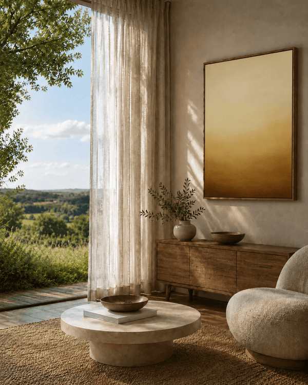 Harmonic Minimalism No. 28 — interior mockup